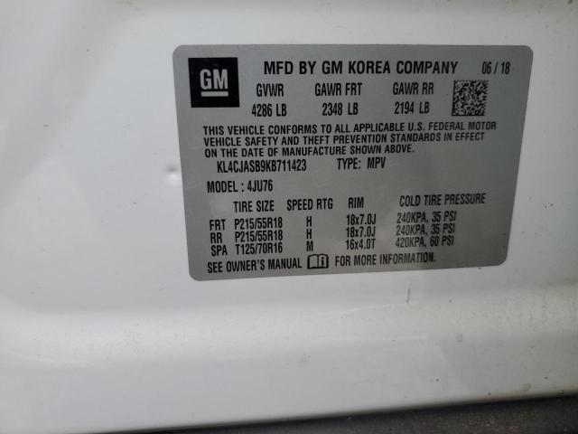 Photo 11 VIN: KL4CJASB9KB711423 - BUICK ENCORE PRE 