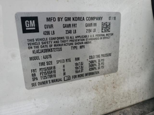 Photo 11 VIN: KL4CJASB9KB727220 - BUICK ENCORE PRE 