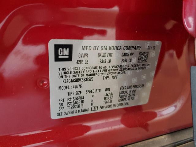 Photo 11 VIN: KL4CJASB9KB832520 - BUICK ENCORE 