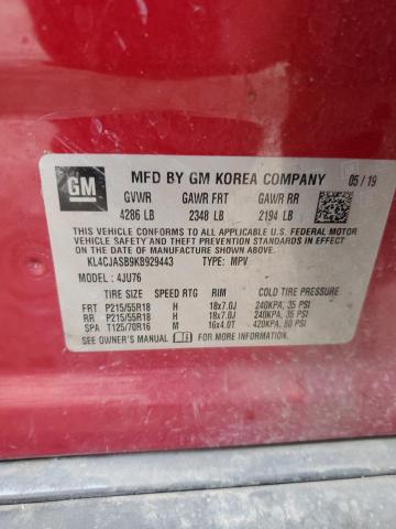 Photo 12 VIN: KL4CJASB9KB929443 - BUICK ENCORE 