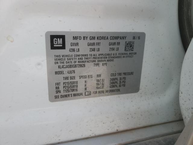 Photo 12 VIN: KL4CJASBXGB728626 - BUICK ENCORE 