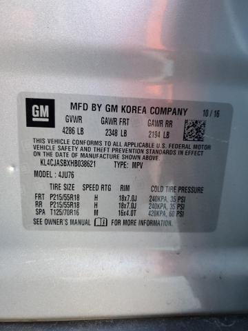 Photo 13 VIN: KL4CJASBXHB038621 - BUICK ENCORE PRE 