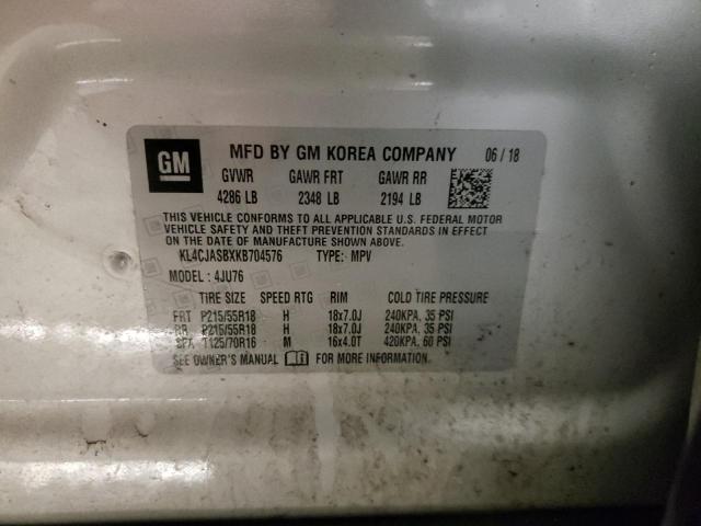 Photo 12 VIN: KL4CJASBXKB704576 - BUICK ENCORE PRE 