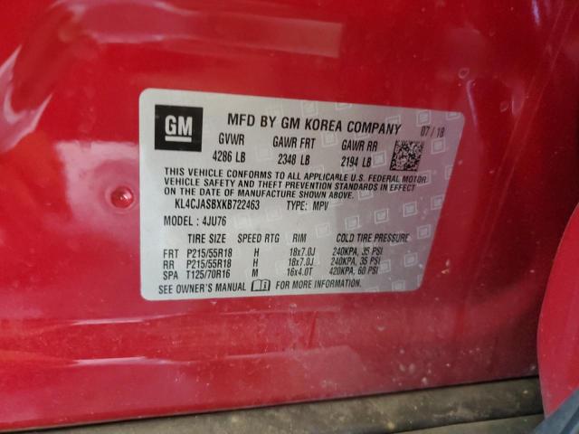 Photo 13 VIN: KL4CJASBXKB722463 - BUICK ENCORE PRE 