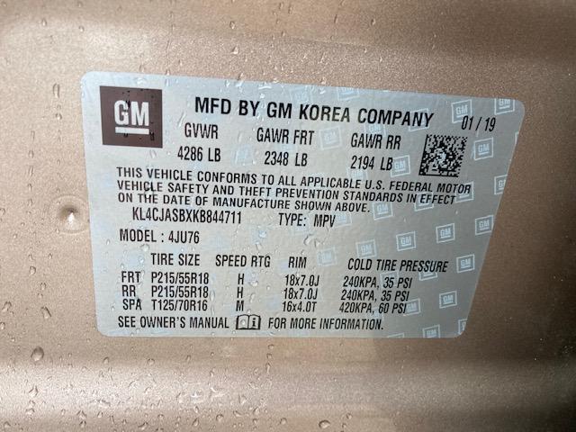 Photo 9 VIN: KL4CJASBXKB844711 - BUICK ENCORE PRE 