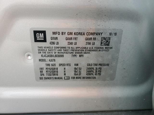 Photo 12 VIN: KL4CJASBXLB036909 - BUICK ENCORE PRE 