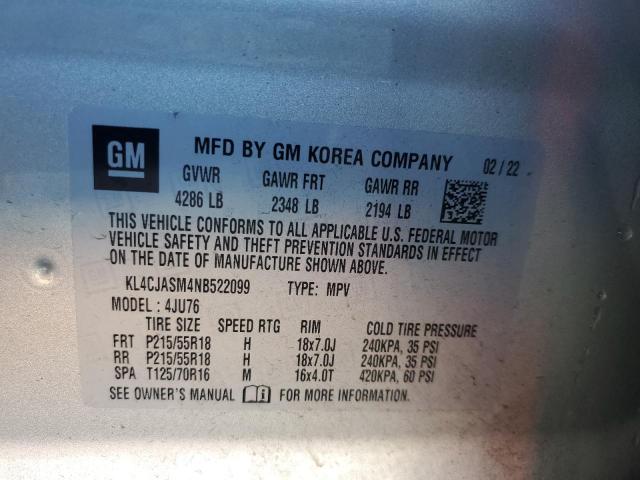 Photo 12 VIN: KL4CJASM4NB522099 - BUICK ENCORE PRE 