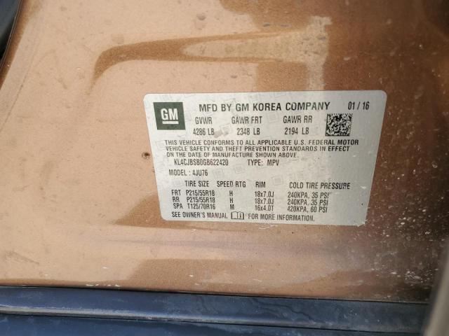 Photo 12 VIN: KL4CJBSB0GB622420 - BUICK ENCORE CON 