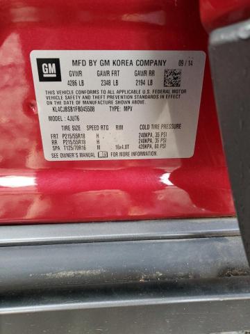 Photo 12 VIN: KL4CJBSB1FB045508 - BUICK ENCORE 