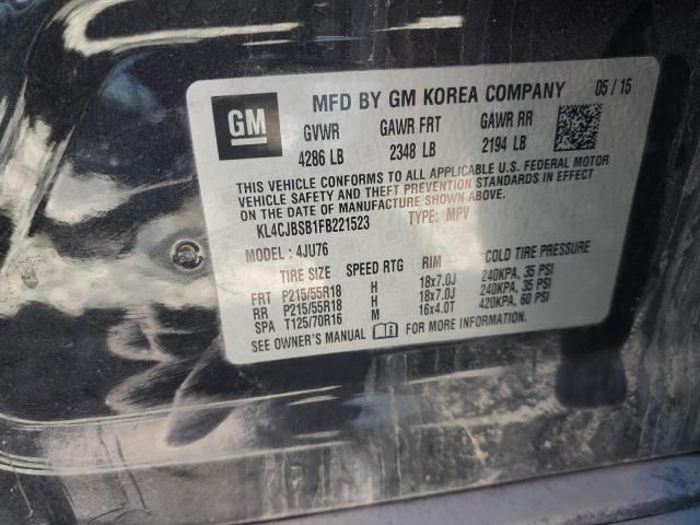 Photo 12 VIN: KL4CJBSB1FB221523 - BUICK ENCORE CON 