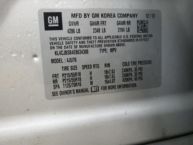 Photo 12 VIN: KL4CJBSB4EB634308 - BUICK ENCORE CON 