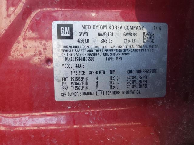 Photo 12 VIN: KL4CJBSB4HB095001 - BUICK ENCORE PRE 