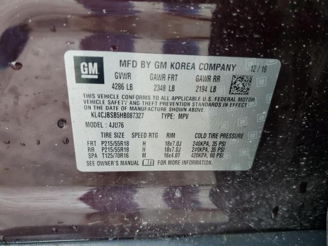 Photo 11 VIN: KL4CJBSB5HB087327 - BUICK ENCORE PRE 