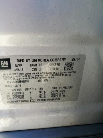 Photo 11 VIN: KL4CJBSB6EB698981 - BUICK ENCORE CON 