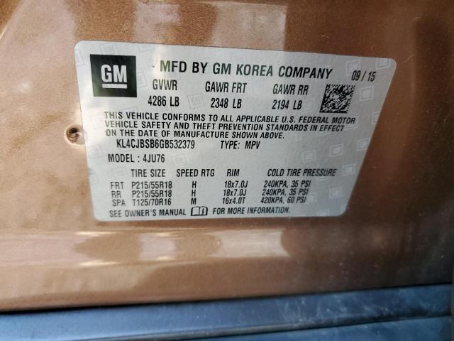 Photo 12 VIN: KL4CJBSB6GB532379 - BUICK ENCORE CON 