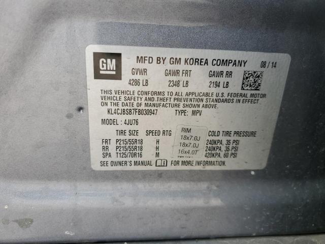 Photo 12 VIN: KL4CJBSB7FB030947 - BUICK ENCORE 