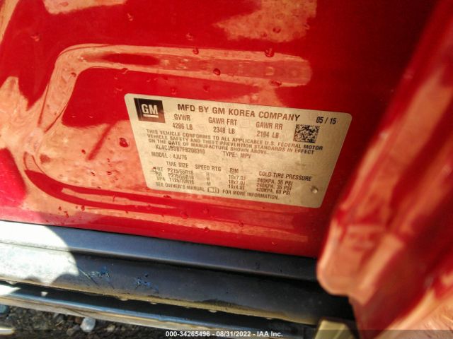 Photo 8 VIN: KL4CJBSB7FB208310 - BUICK ENCORE 