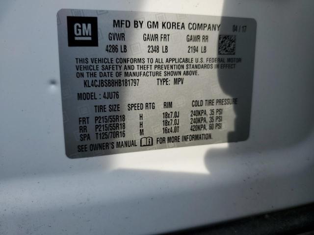 Photo 12 VIN: KL4CJBSB8HB181797 - BUICK ENCORE 