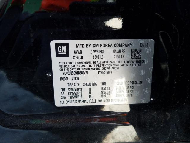 Photo 9 VIN: KL4CJBSB9JB680470 - BUICK ENCORE PRE 