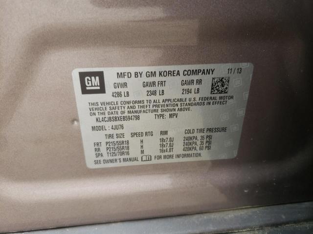 Photo 12 VIN: KL4CJBSBXEB594798 - BUICK ENCORE CON 