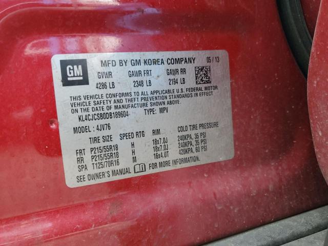 Photo 11 VIN: KL4CJCSB0DB189604 - BUICK ENCORE 