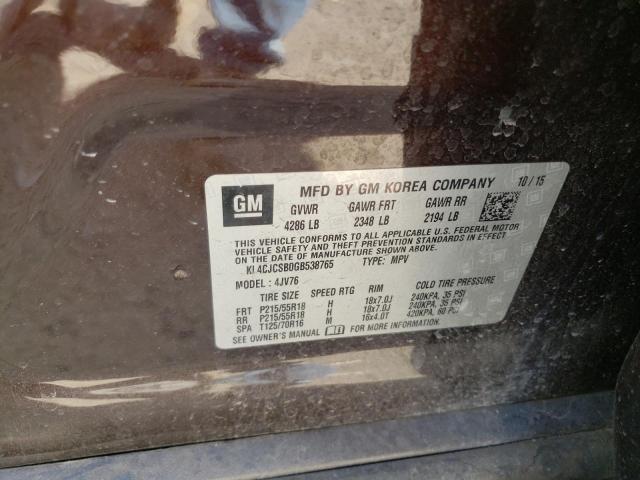 Photo 9 VIN: KL4CJCSB0GB538765 - BUICK ENCORE 