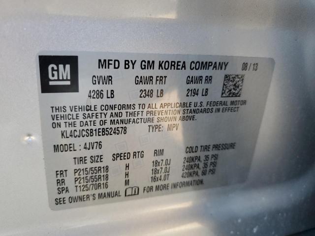 Photo 13 VIN: KL4CJCSB1EB524578 - BUICK ENCORE 