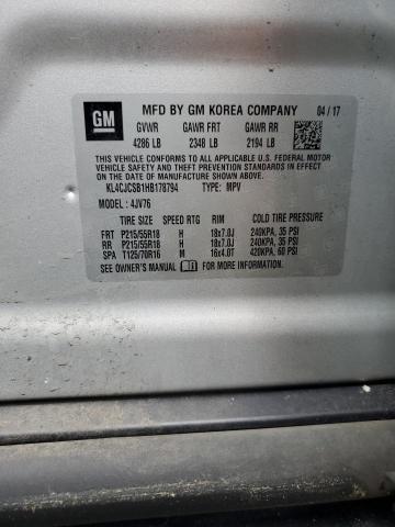 Photo 12 VIN: KL4CJCSB1HB178794 - BUICK ENCORE ESS 