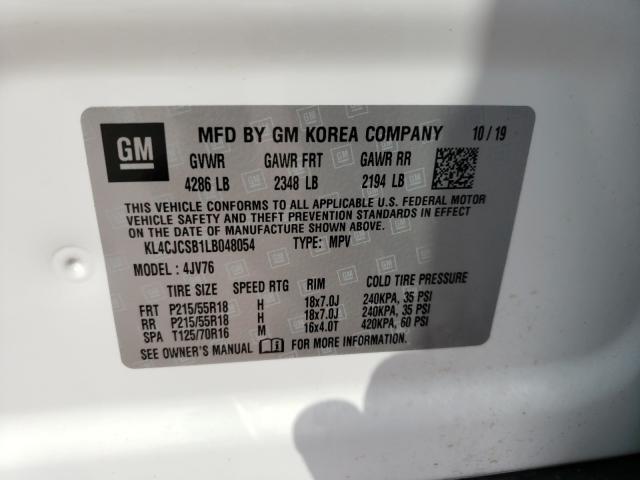 Photo 9 VIN: KL4CJCSB1LB048054 - BUICK ENCORE 