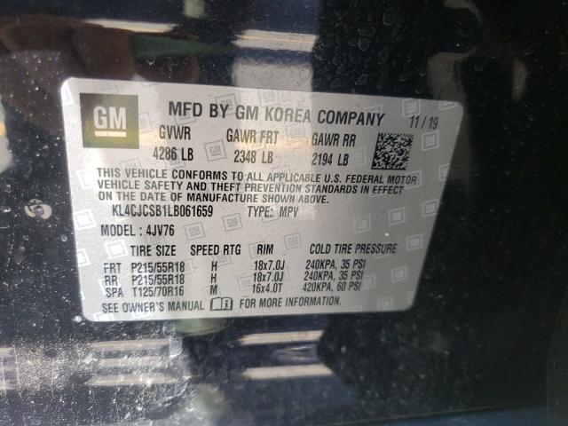 Photo 9 VIN: KL4CJCSB1LB061659 - BUICK ENCORE ESS 