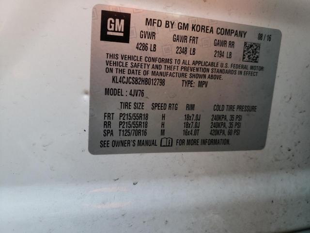 Photo 9 VIN: KL4CJCSB2HB012798 - BUICK ENCORE ESS 