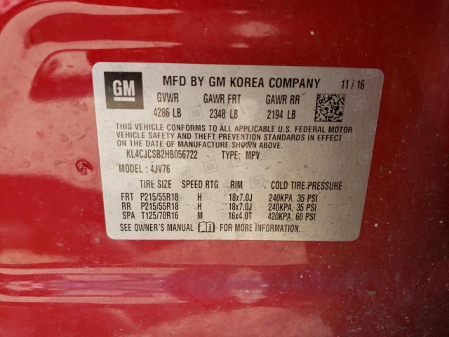 Photo 9 VIN: KL4CJCSB2HB056722 - BUICK ENCORE ESS 