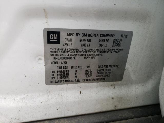 Photo 11 VIN: KL4CJCSB3LB045740 - BUICK ENCORE ESS 