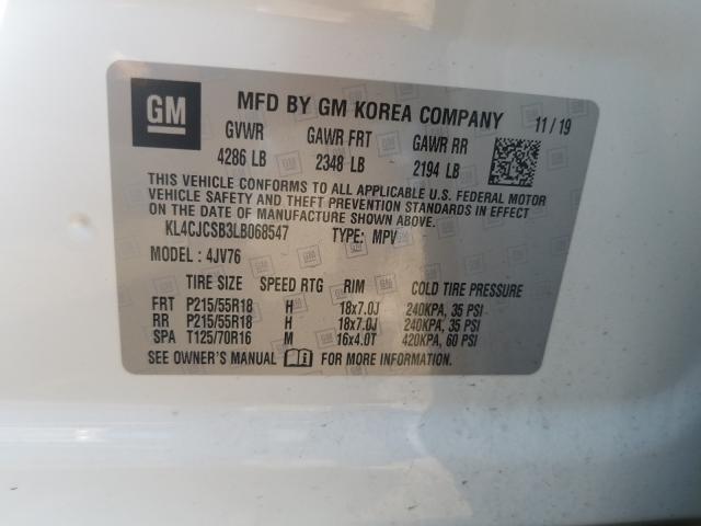 Photo 9 VIN: KL4CJCSB3LB068547 - BUICK ENCORE ESS 