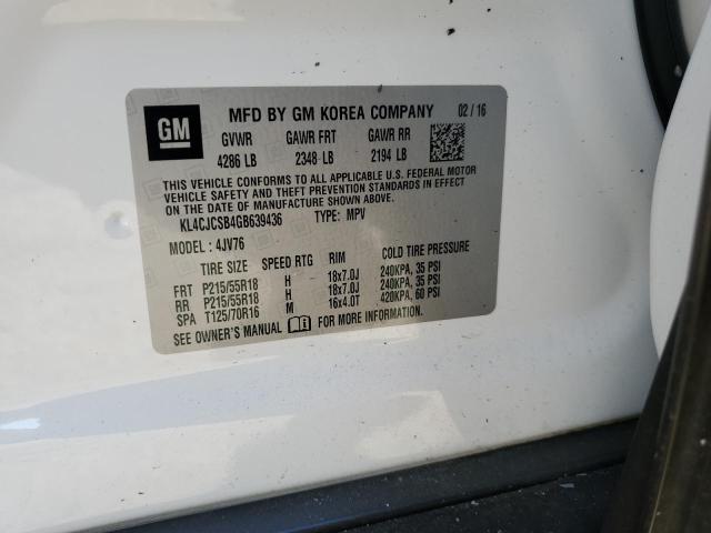 Photo 11 VIN: KL4CJCSB4GB639436 - BUICK ENCORE 