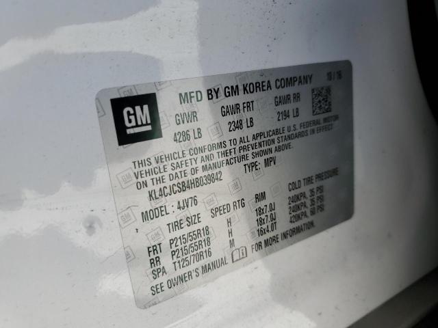 Photo 13 VIN: KL4CJCSB4HB039842 - BUICK ENCORE ESS 