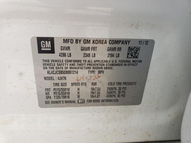 Photo 11 VIN: KL4CJCSB5DB061214 - BUICK ENCORE 