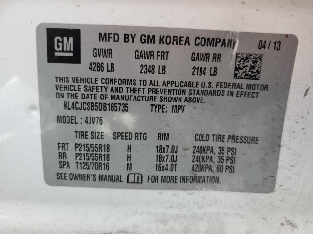 Photo 12 VIN: KL4CJCSB5DB165735 - BUICK ENCORE 