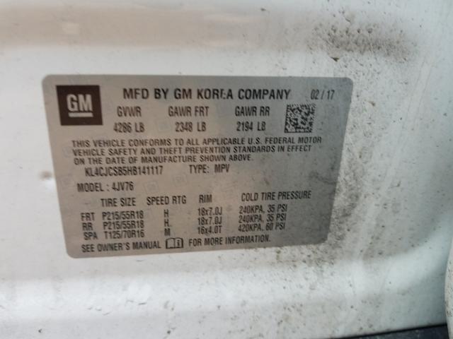 Photo 9 VIN: KL4CJCSB5HB141117 - BUICK ENCORE ESS 