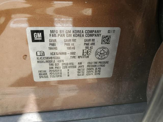 Photo 11 VIN: KL4CJCSB5HB153364 - BUICK ENCORE ESS 