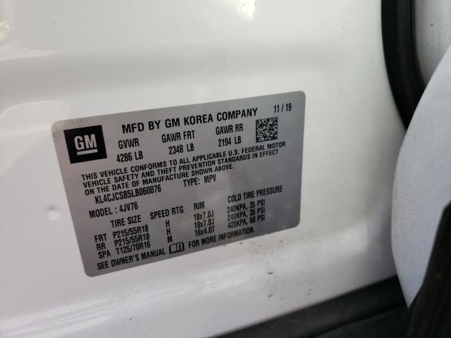 Photo 9 VIN: KL4CJCSB5LB060076 - BUICK ENCORE ESS 