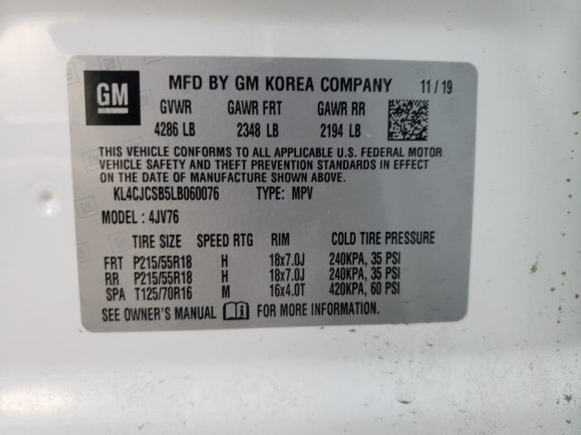 Photo 9 VIN: KL4CJCSB5LB060076 - BUICK ENCORE ESS 