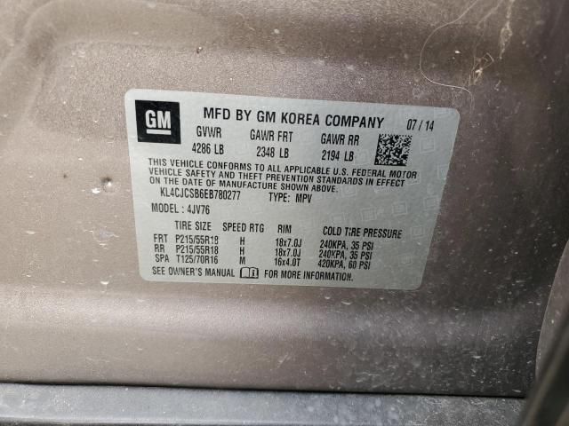 Photo 13 VIN: KL4CJCSB6EB780277 - BUICK ENCORE 