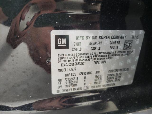 Photo 9 VIN: KL4CJCSB6GB533831 - BUICK ENCORE 