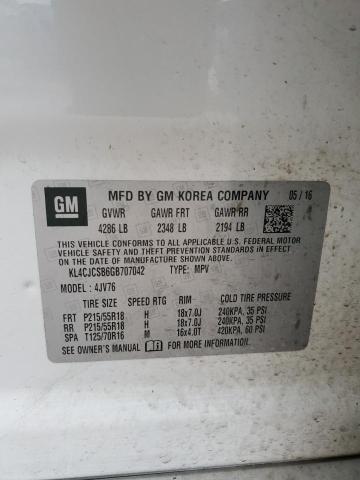 Photo 11 VIN: KL4CJCSB6GB707042 - BUICK ENCORE 