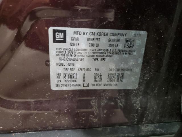 Photo 12 VIN: KL4CJCSB6JB567694 - BUICK ENCORE 