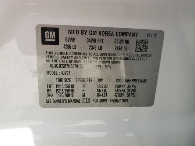 Photo 12 VIN: KL4CJCSB7HB079106 - BUICK ENCORE ESS 