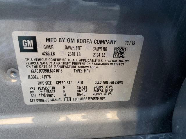 Photo 9 VIN: KL4CJCSB8LB041618 - BUICK ENCORE ESS 