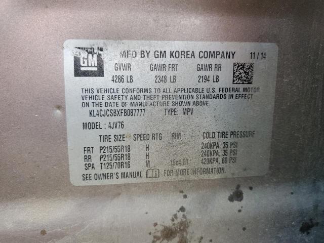 Photo 11 VIN: KL4CJCSBXFB087777 - BUICK ENCORE 