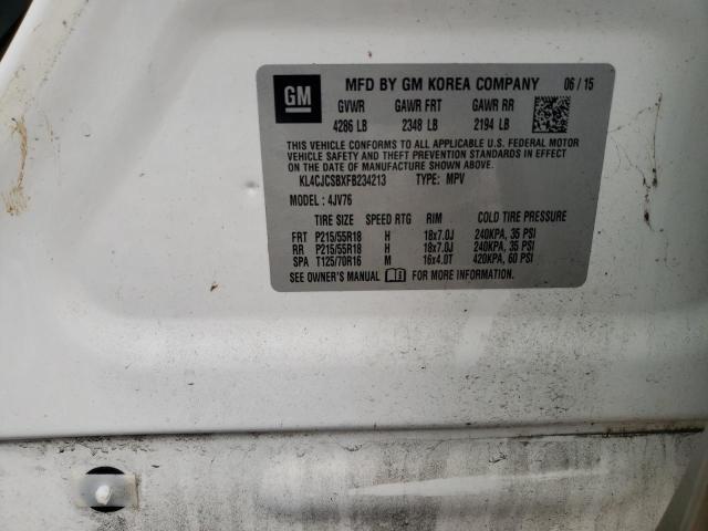 Photo 12 VIN: KL4CJCSBXFB234213 - BUICK ENCORE 